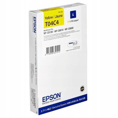 Tusz Epson T04C4 yellow 1700str. na Arena.pl