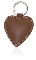 Brelok do kluczy w kształcie serca ze skóry