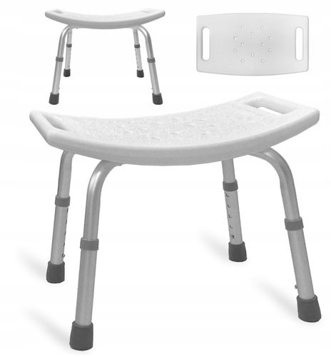 TABORET POD PRYSZNIC KRZESŁO PRYSZNICOWE STOŁEK ALUMNIOWY DLA SENIORA na Arena.pl