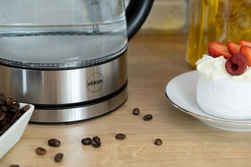 CZAJNIK ELEKTRYCZNY SZKLANY MOCNY 2200W PODŚWIETLANY BEZPRZEWODOWY 1,7 L. na Arena.pl