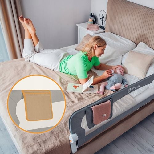 Barierka do łóżka BRAMKA OCHRONNA BLOKADA zabezpieczenie 150cm Lionelo na Arena.pl