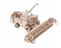 DREWNIANE PUZZLE 3D KOMBAJN GH800 HEDER ZESTAW DO ZŁOŻENIA DIY