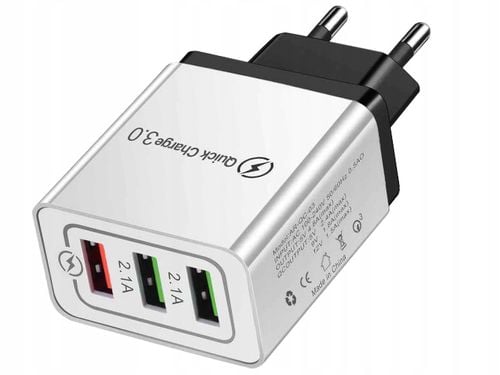 SZYBKA ŁADOWARKA SIECIOWA USB QUICK CHARGE 3.0 na Arena.pl