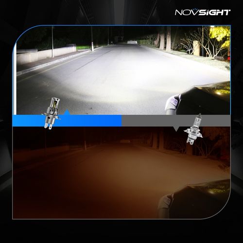 ŻARÓWKI LED H4 +700% BARDZO MOCNE BIAŁE 6500K 1:1 CANBUS na Arena.pl