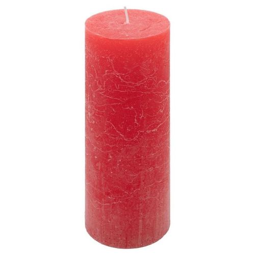Zestaw świec rustykalnych, 20 cm, Ø 7,5 cm, czerwony, 6 szt. na Arena.pl