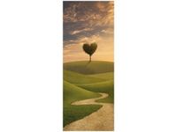 40X100CM DRZEWO SERCE OBRAZ PION