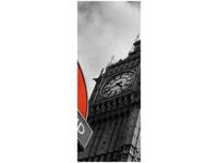 40X100CM LONDYŃSKIE METRO OBRAZ PION