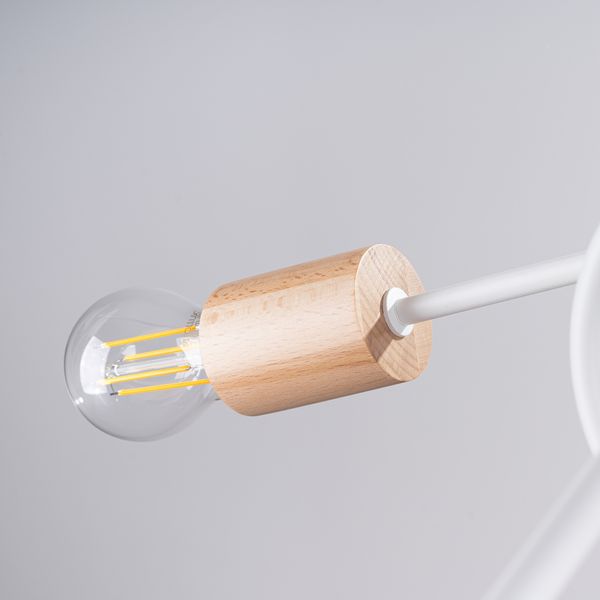 Żyrandol EMBER 5 biały zdjęcie 7