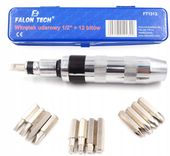 Śrubokręt wykrętak do pobijania udarowy+ 13 bitów