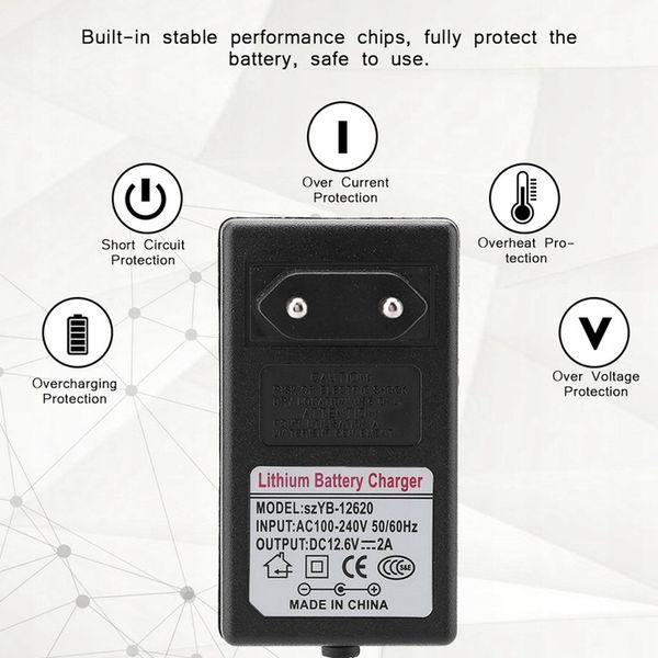 ŁADOWARKA ZAMIENNA DO ZASILACZA DC12,6V 2A zdjęcie 10