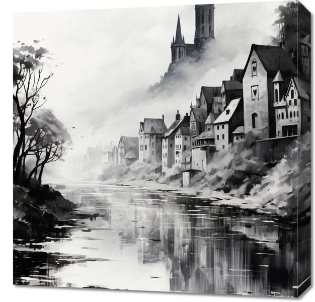 Obraz 60x60cm Mglisty Refleks zdjęcie 1