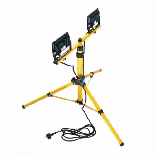 Halogen LED 2x100W + Statyw Budowlany + Pokrowiec na Arena.pl