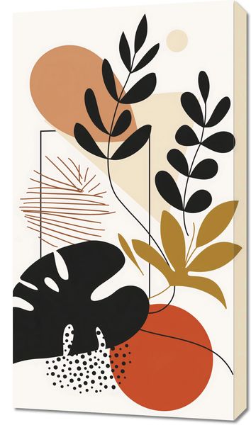 Obraz 50x90cm Zawisły Liść zdjęcie 1