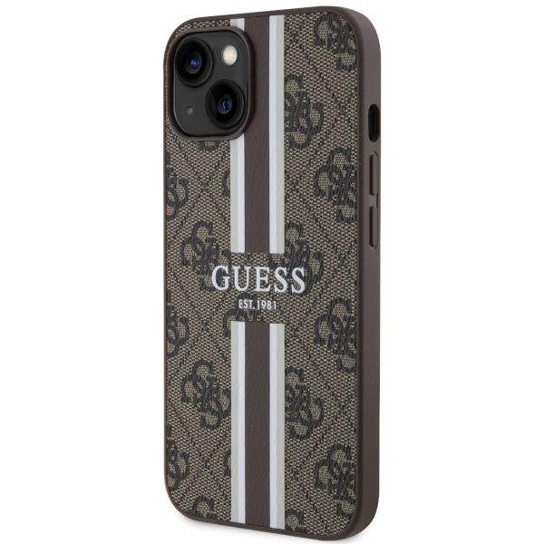 Etui Guess do iPhone 15, iPhone 14, iPhone 13, Brązowy, MagSafe zdjęcie 2
