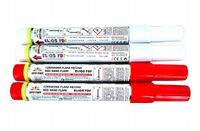 BIAŁO CZERWONY Zestaw Rac Flar stadionowych, flara meczowa 4 szt. 60 sekund