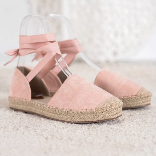 Wiązane Różowe Espadryle r.38 na Arena.pl