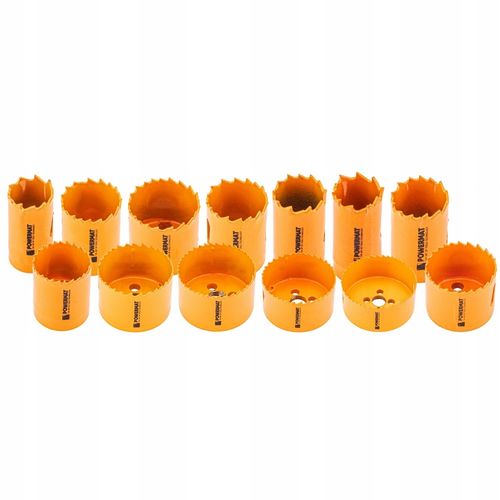 Otwornice do metalu drewna bimetal otwornica ZESTAW otwornic 17 elementów na Arena.pl