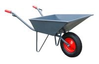 TACZKA OGRODOWA S12 KOŁO POMPOWANE NA ŁOŻYSKU BLACHA 1,0MM - TACZ POM S12