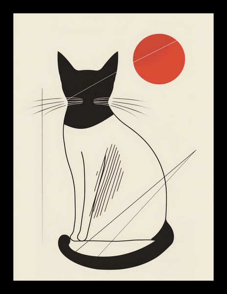 Plakat 15x20cm Czerwony Krąg zdjęcie 2