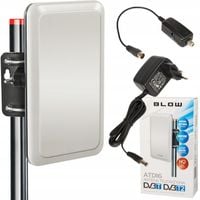 MOCNA ANTENA PANELOWA AKTYWNA ZEWNĘTRZNA TV DVB-T2 MUX-8 FILTR LTE UHF VHF