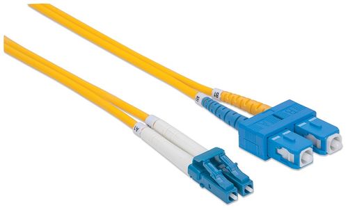 TECHLY PATCH FIBER LC/SC DUPLEX 9/125 1M OS2 SINGLEMODE 302679 na Arena.pl
