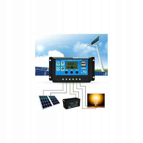 REGULATOR KONTROLER SOLARNY PWM 30A 12V/24V na Arena.pl