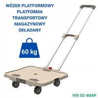Wózek Platformowy Platforma Transportowy Magazynowy ViO SC-60AP max 60kg