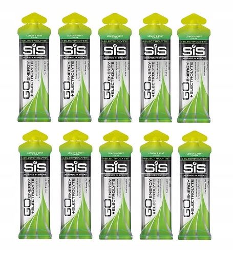 10x ŻEL ENERGETYCZNY Z ELEKTROLITAMI SIS GO ELECTROLYTE 60ML CYTRYNA MIĘTA na Arena.pl
