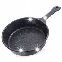 GRANITOWA PATELNIA TRADYCYJNA DO SMAŻENIA ORION GRANDE 18CM NA GAZ INDUKCJE