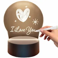 LAMPKA NOCNA KREATYWNA 3D DO SYPIALNI PREZENT DLA DZIECI DIY DO KONTAKTU