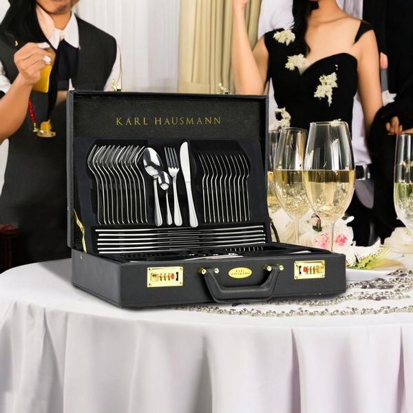 Sztućce w WALIZCE EKSKLUZYWNE 72 elementy na 12 OSÓB zdjęcie 6