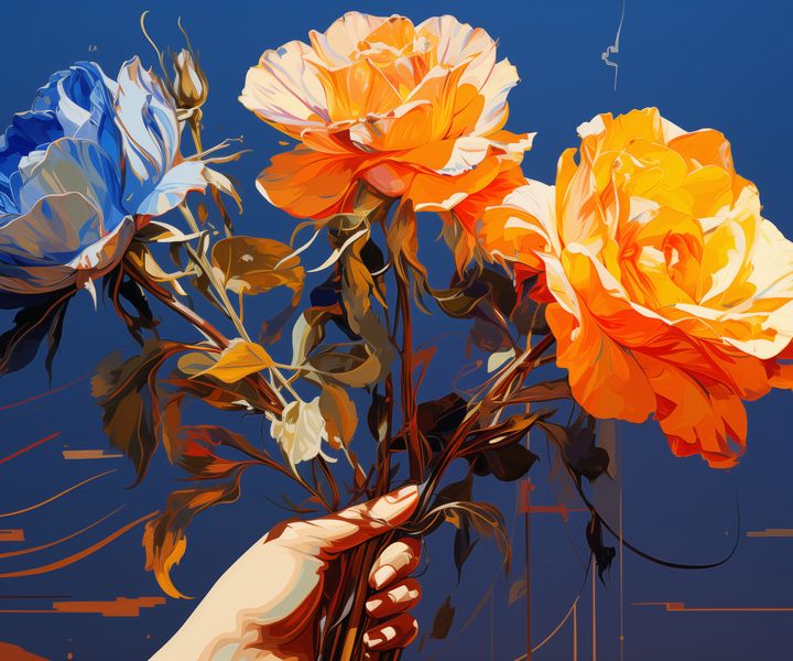 Plakat 60x50cm Żywy Uścisk zdjęcie 1