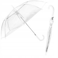 Parasol PRZEZROCZYSTY parasolka parasole ŚLUBNY