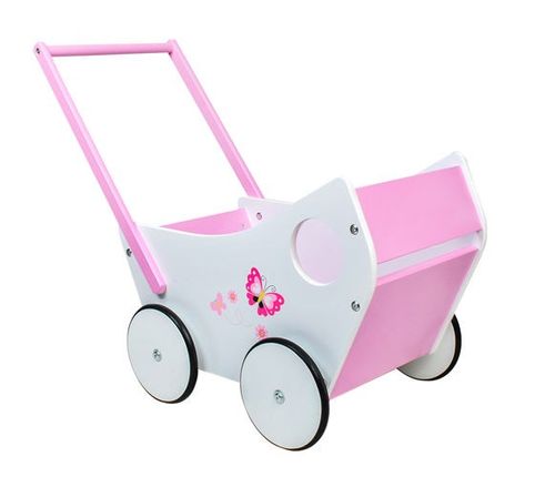 wózek drewniany dla lalek na Arena.pl