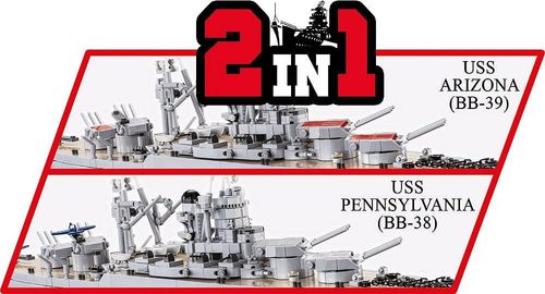 Klocki Mała Armia Pennsylvania - Class Battleship (2In1)  Cobi na Arena.pl