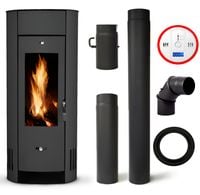 Piec wolnostojący Ariel 6kW piecyk kominek eco stalowy koza na drewno