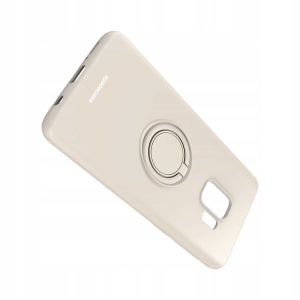 Spacecase Silicone Ring Galaxy S9 Bone zdjęcie 6