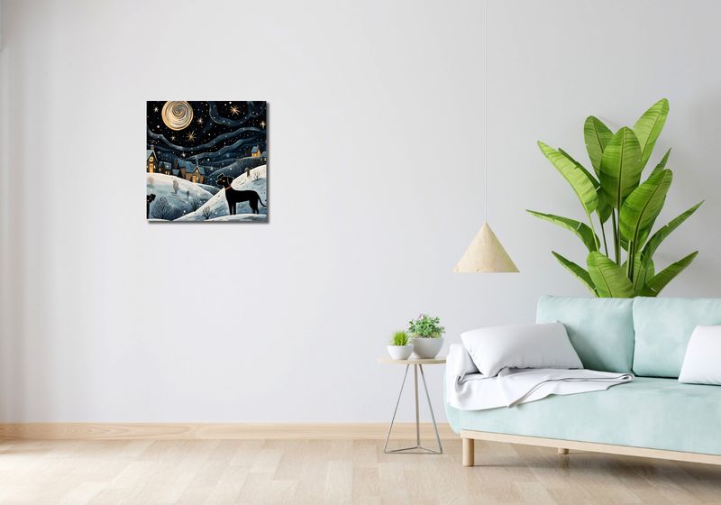 Obraz 50x50cm Nocny Psi Patrol zdjęcie 2