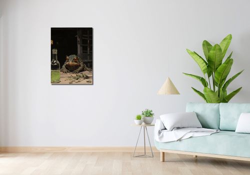 Obraz 50x70cm Oczekiwanie w Półmroku na Arena.pl