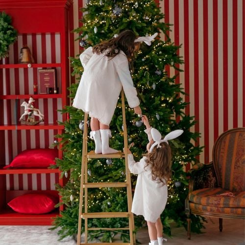 Zestaw 100 Bombek na Choinkę Srebrne Nietłukące Różne Rozmiary 3 4 6cm na Arena.pl