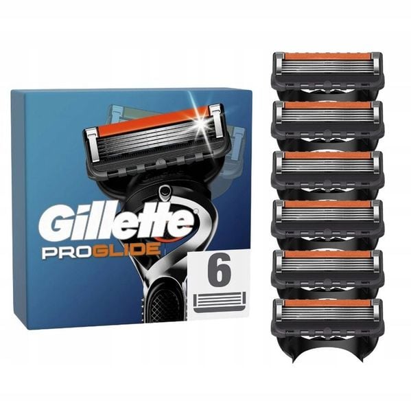 WKŁADY DO MASZYNEK GILLETTE PROGLIDE 6 NOWE ORYGINALNE zdjęcie 1