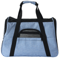 Transporter dla kota psa do 7 kg niebieski torba PAWVOYAGER 40x20x26cm
