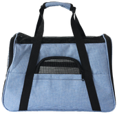 Transporter dla kota psa do 7 kg niebieski torba PAWVOYAGER 40x20x26cm