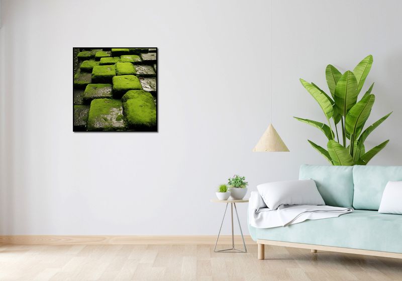 Plakat 70x70cm Zielona Mozaika zdjęcie 4