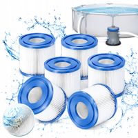 6x Filtr filtry do pompy LAY Z SPA Bestway 60311 – Lay-Z-SPA typ VI
