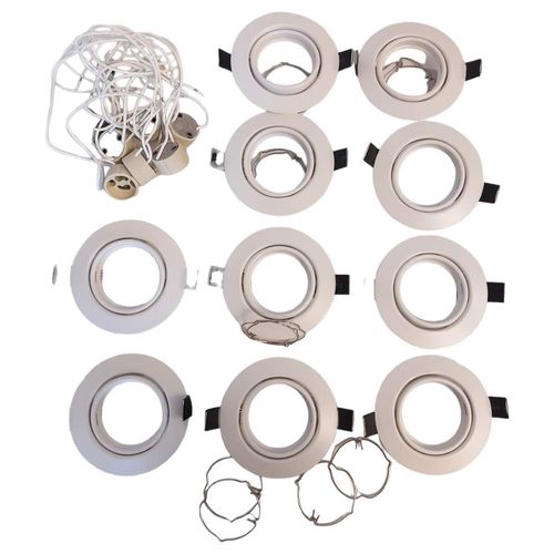 10 Częściowy Zestaw Ramek Montażowych Gu10 na Arena.pl