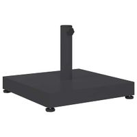 Podstawa do parasola na zewnątrz ciemno szary 45 x 45 x 31.5 cm