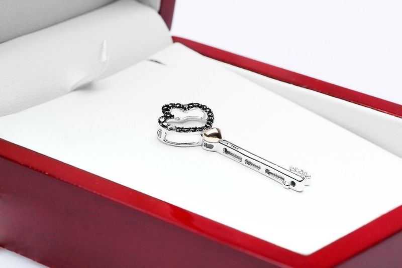 Emaga Złoty wisiorek WXD3424 - Diament zdjęcie 3