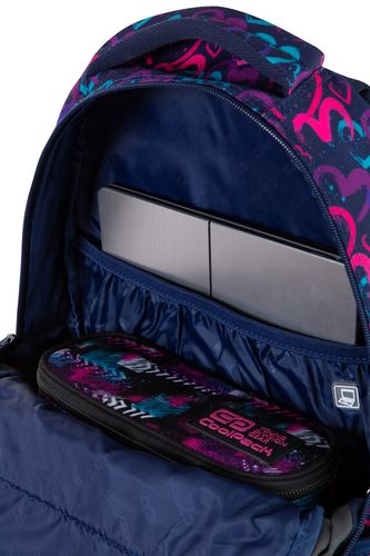 Coolpack-DART-Plecak-DRAWING HEARTS BLUE na Arena.pl