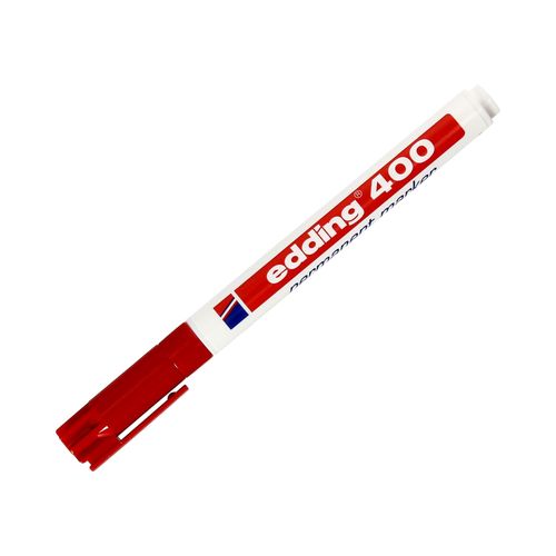 Marker permanentny 1.0mm czerwony Edding 400 na Arena.pl